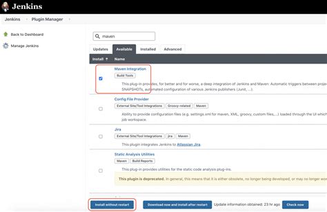 How To Install Maven Plugin In Jenkins