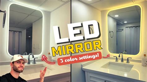 How To Install Mirror With Light