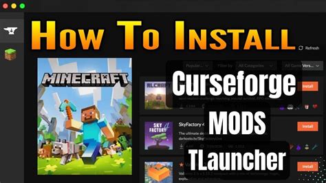 how to install mods to curseforge