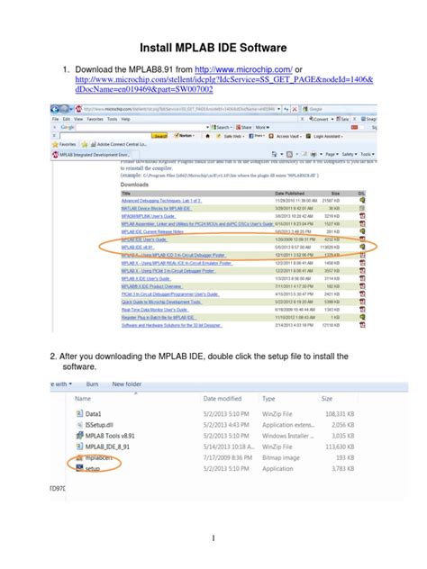 how to install mplab ide