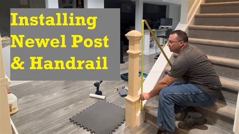 how to install newel posts