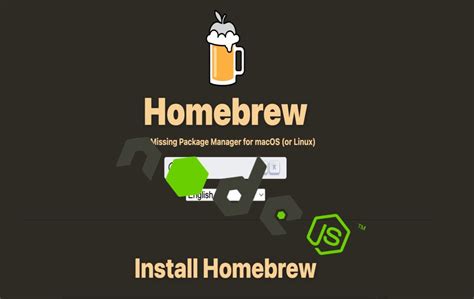how to install node js on mac using brew