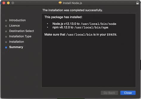 how to install node js on mac with brew