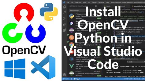 how to install opencv python in visual studio code