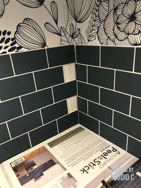 How To Install Peel And Stick Tile In A Corner