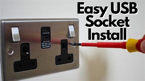 How To Install Plug Socket With Usb