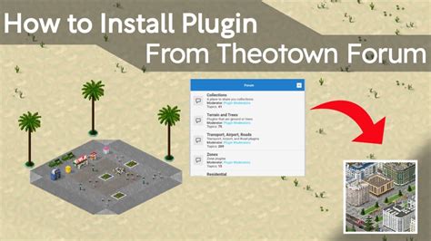 how to install plugin theotown pc