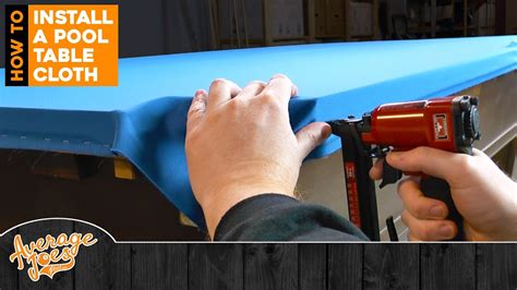 How To Install Pool Table Cloth