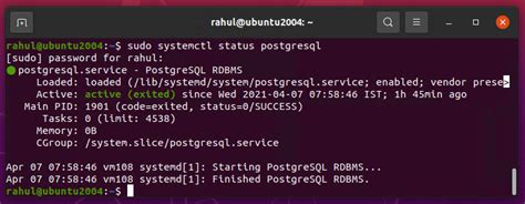 how to install postgresql on ubuntu server 20.04