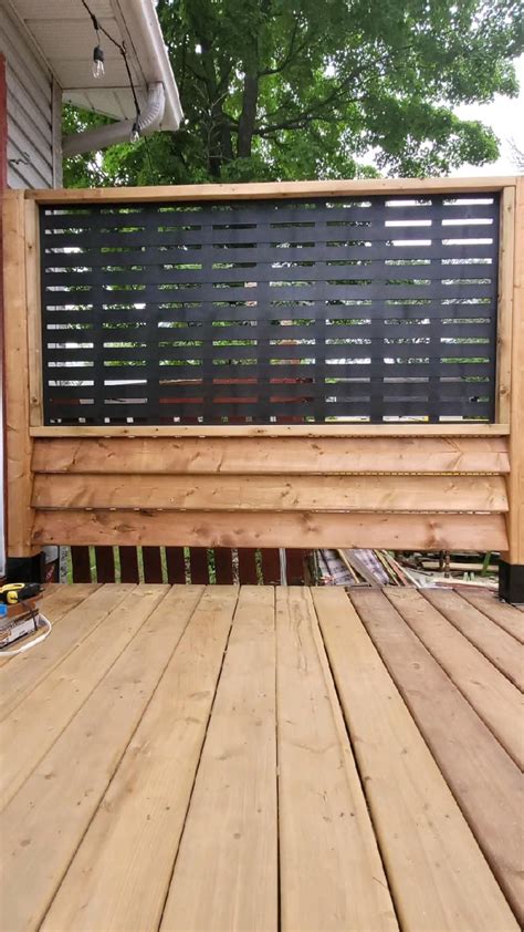 How To Install Privacy Screen On Deck
