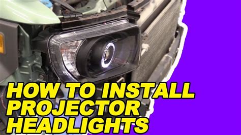 How To Install Projector Headlights In Car