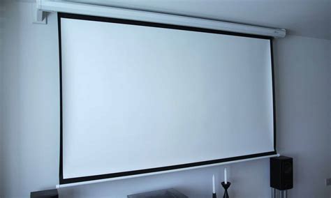 how to install projector screen