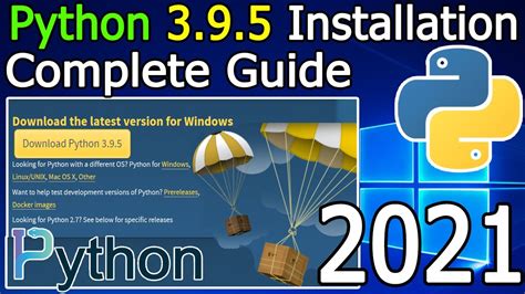 how to install python 3.9 5 in windows 10