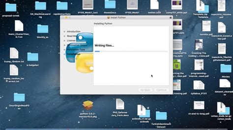 how to install python idle on mac