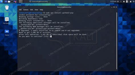 how to install python in kali linux command line