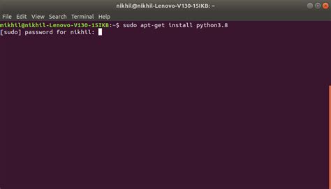 how to install python in linux command line