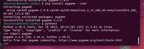 how to install python libraries in linux terminal