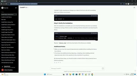 how to install python library from github