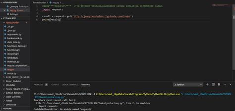 how to install python modules in visual studio code mac