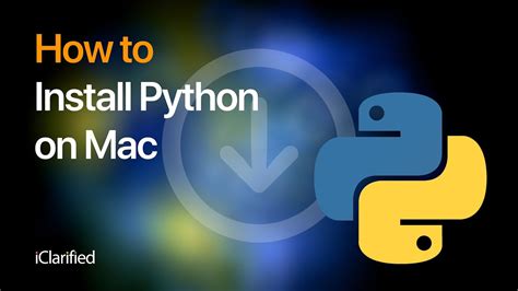 how to install python on macbook