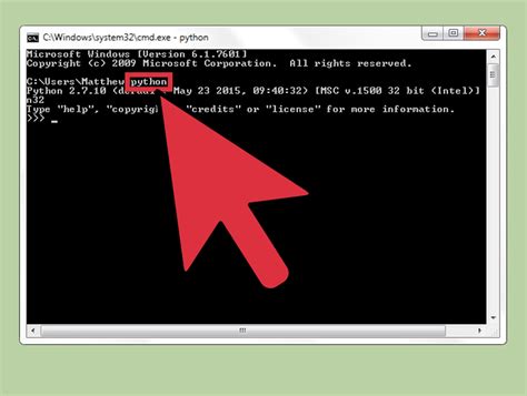 how to install python on windows 10 through cmd