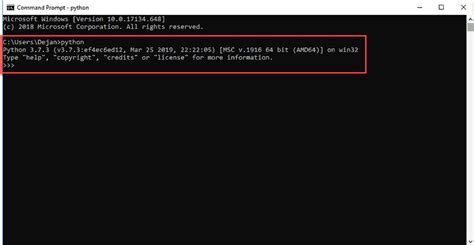 how to install python windows command line