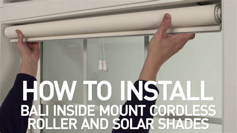 How To Install Roller Blinds Inside Mount