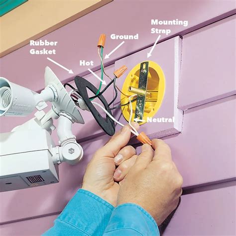 how to install security sensor light