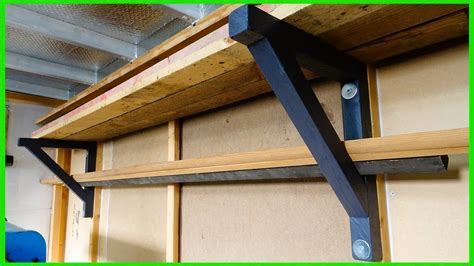 How To Install Shelf Brackets In Garage
