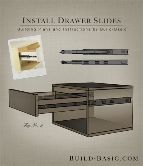 How To Install Slides On A Drawer