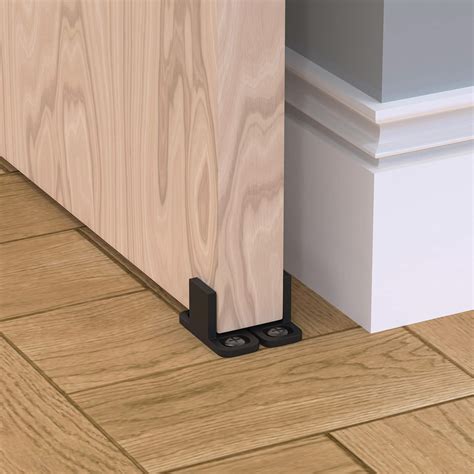 how to install sliding closet door bottom guide on carpet