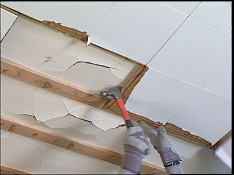 How To Install Staple Ceiling Tiles
