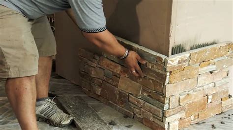 How To Install Stone In A Wall