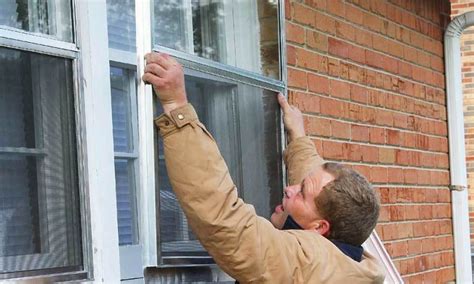 how to install storm window