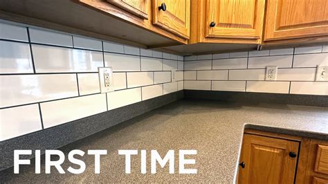 How To Install Subway Tile Backsplash Kitchen