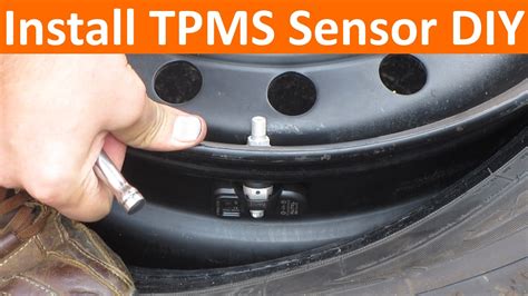 how to install tpms sensor on new wheels