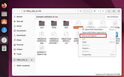 how to install vbox guest additions iso in linux