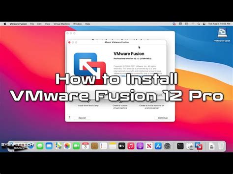 how to install vmware fusion on macos
