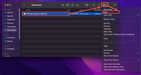how to install vs code in mac using terminal