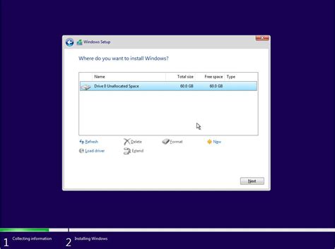 how to install windows 10 using disk