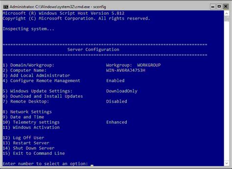 how to install windows server 2016 from command line