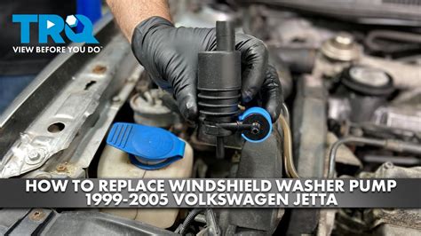 How To Install Windshield Washer Pump