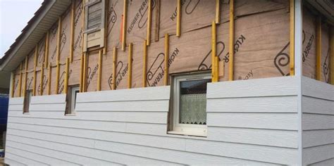 how to insulate an exterior wall before siding