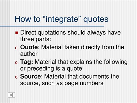 how to integrate quotes better
