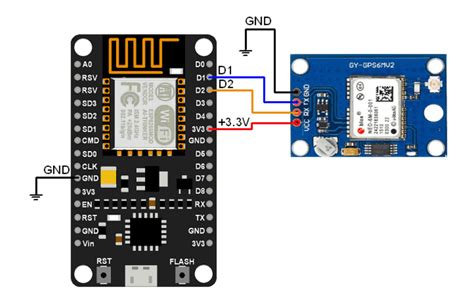 How To Interface Gps Module With Nodemcu