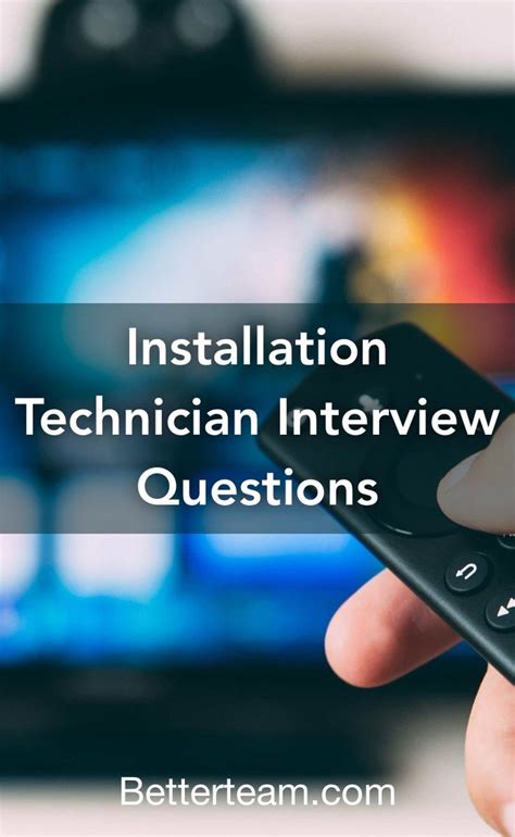How To Interview A Technician  Tips And Tricks