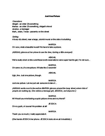 how to introduce a skit performance on stage sample script pdf