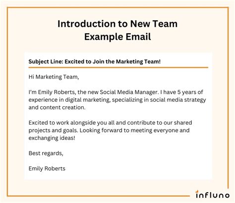 how to introduce manager in email