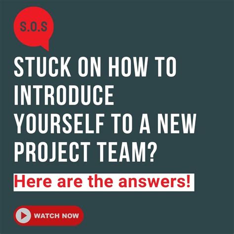 how to introduce yourself as a project manager
