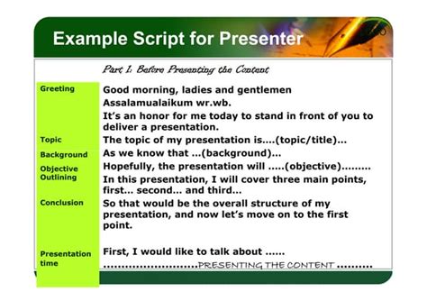 how to introduce yourself in seminar presentation script